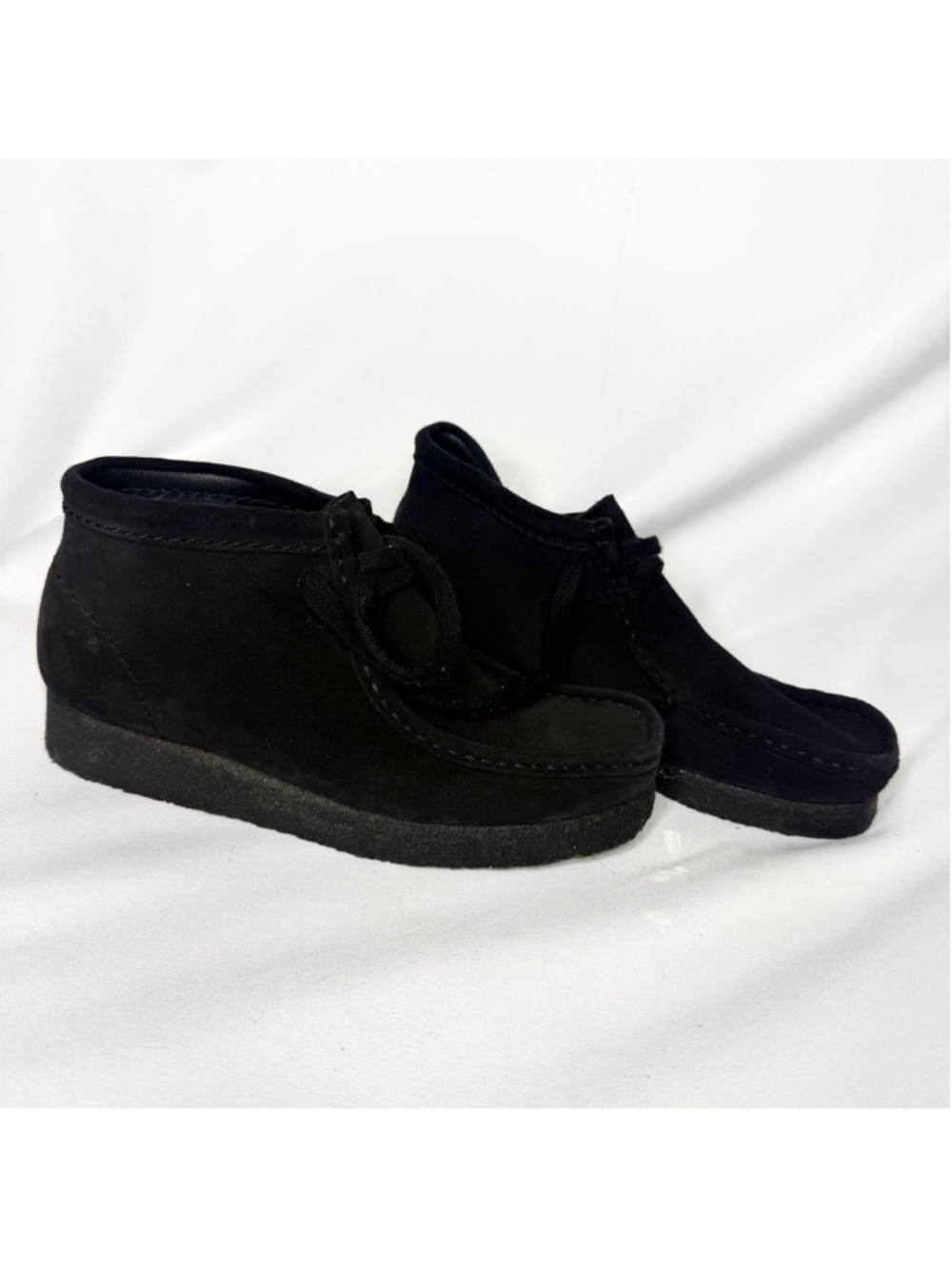 Women's Clarks Originals Wallabee Black Suede Ankle Boots & Booties Size 7